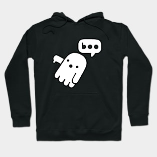 Ghost Of Disapproval - Boo Ghost -Funny Cute Boo Ghost Meme Hoodie